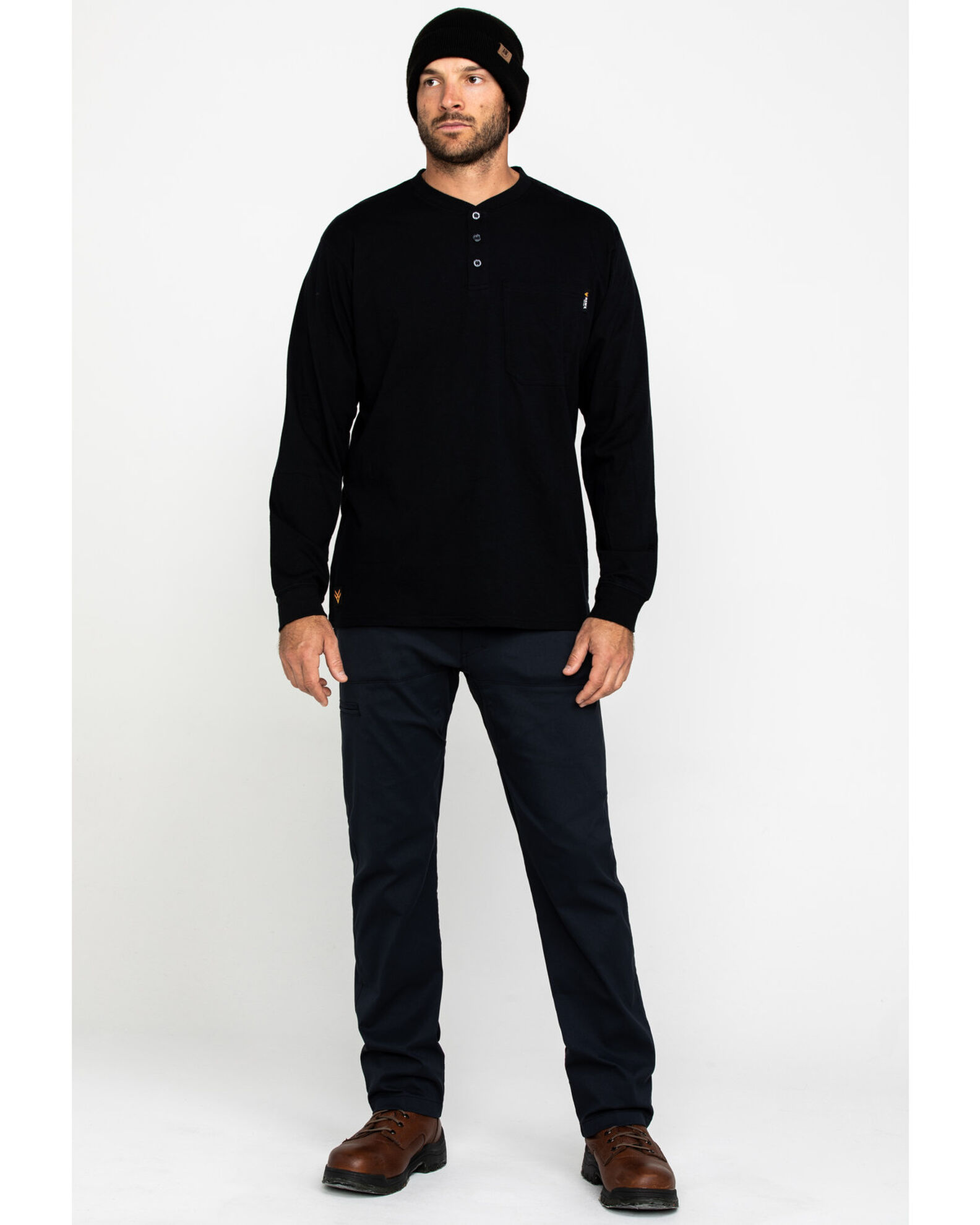 Image #6 - ATG by Wrangler Men's Caviar Synthetic Stretch Utility Pants, Black, hi-res