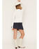 Image #3 - Wishlist Women's Plaid Print Mini Skirt, Navy, hi-res