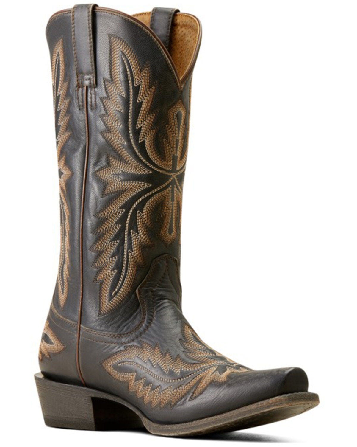 Ariat Men's Ryman Roughout Western Boots - Snip Toe, Black, hi-res