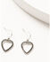 Image #4 - Shyanne Women's Heart And Cross Earring Set - 5 Piece, Silver, hi-res