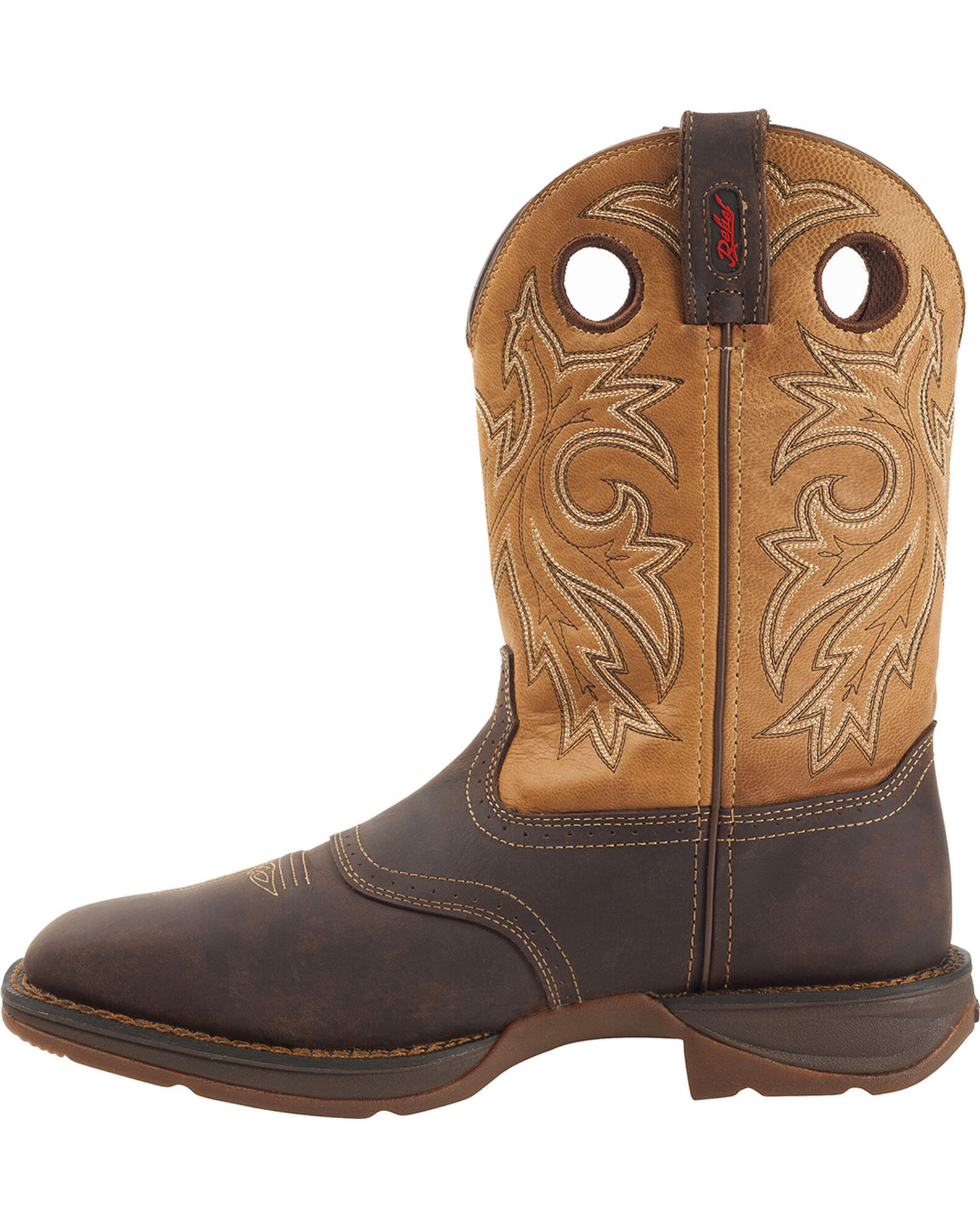 Durango Men s Rebel Waterproof Western Boot Steel Toe DB019 Size 8 Brown