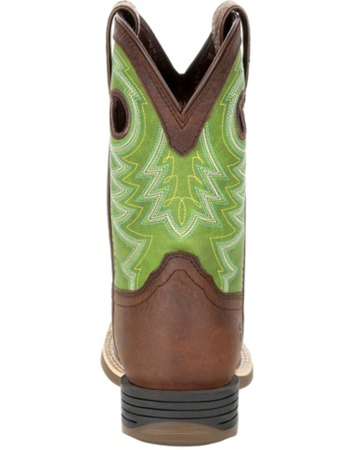 Image #4 - Durango Boys' Lil Rebel Pro Lime Western Boots - Square Toe, , hi-res