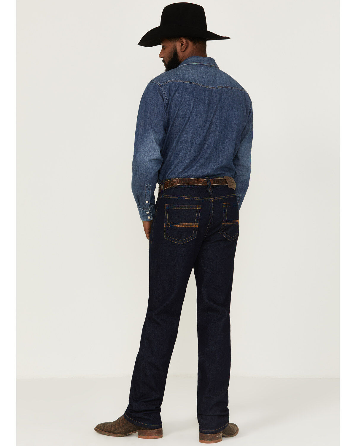 Image #3 - Cody James Men's Annex Stretch Slim Straight Jeans, Super Dark Wash, hi-res
