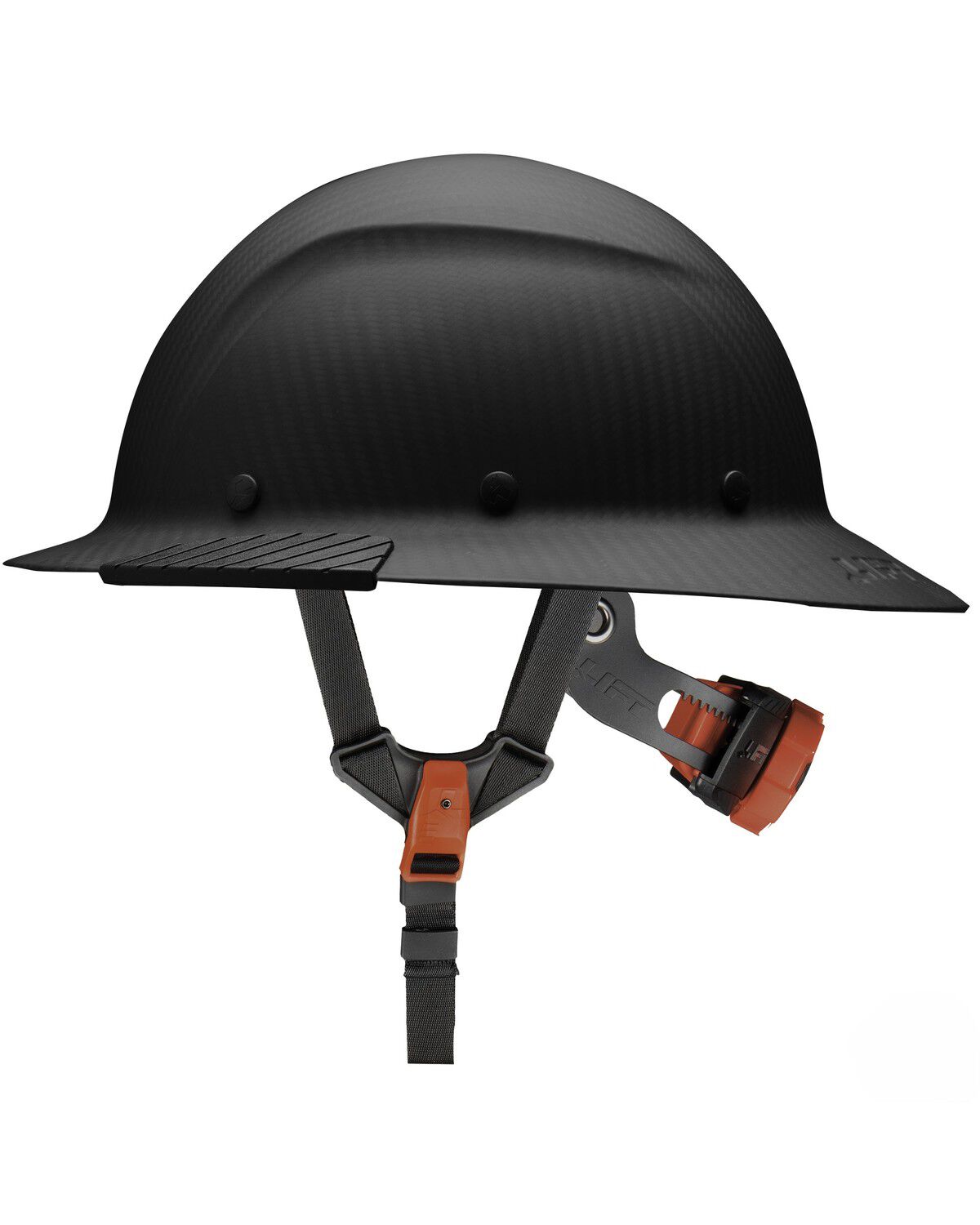 Image #3 - Lift Safety DAX Carbon Full Brim Matte Hard Hat, Charcoal, hi-res