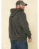 Carhartt Men's Rain Defender Thermal Lined Zip Hooded Work Sweatshirt, Charcoal, hi-res