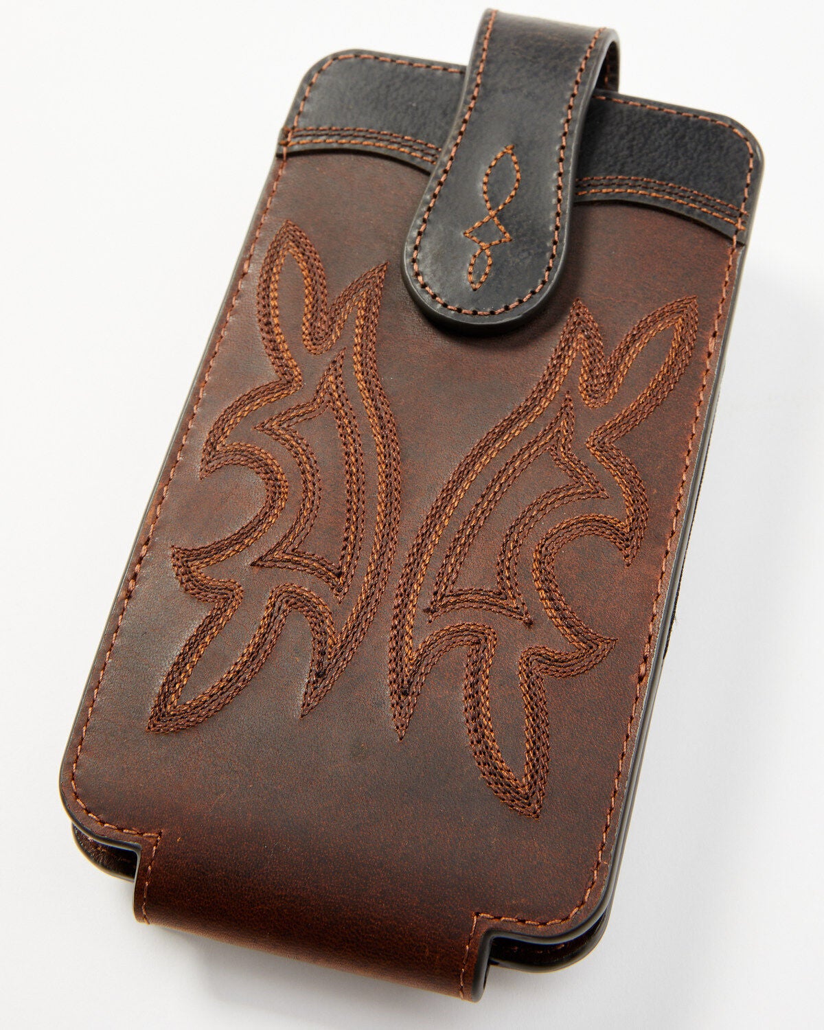 Cody James Men's Cell Phone Wallet, Brown, hi-res