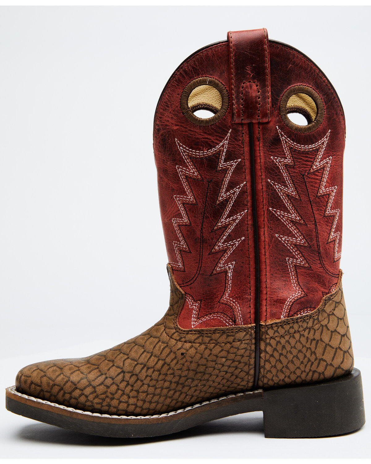 Product Name:  Cody James Boys' Reptile Print Western Boots - Broad Square Toe