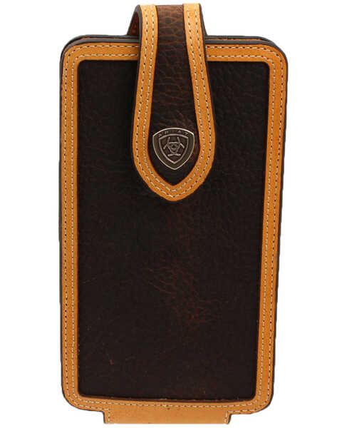 Image #1 - Ariat Concho Cell Phone Case, Brown, hi-res