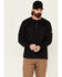 Image #1 - Ariat Men's Black Air Henley Long Sleeve Work Shirt , , hi-res