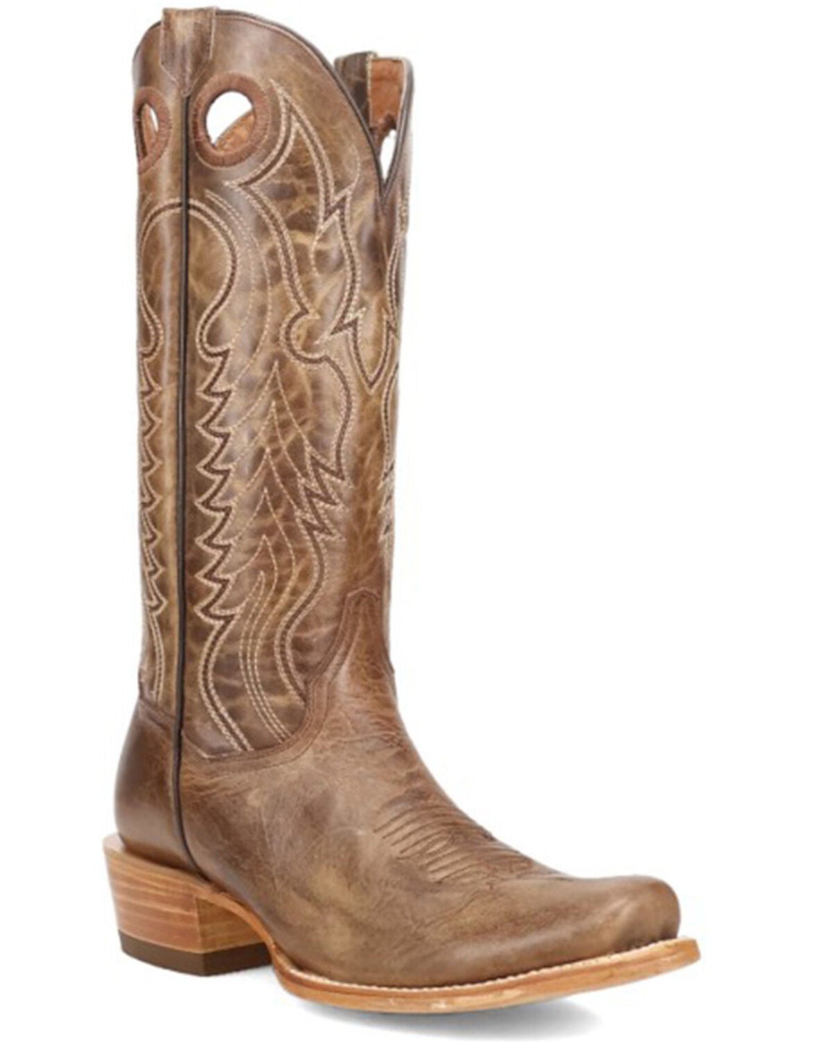 Dan Post Women's Adelaide Western Boots - Square Toe, Camel, hi-res