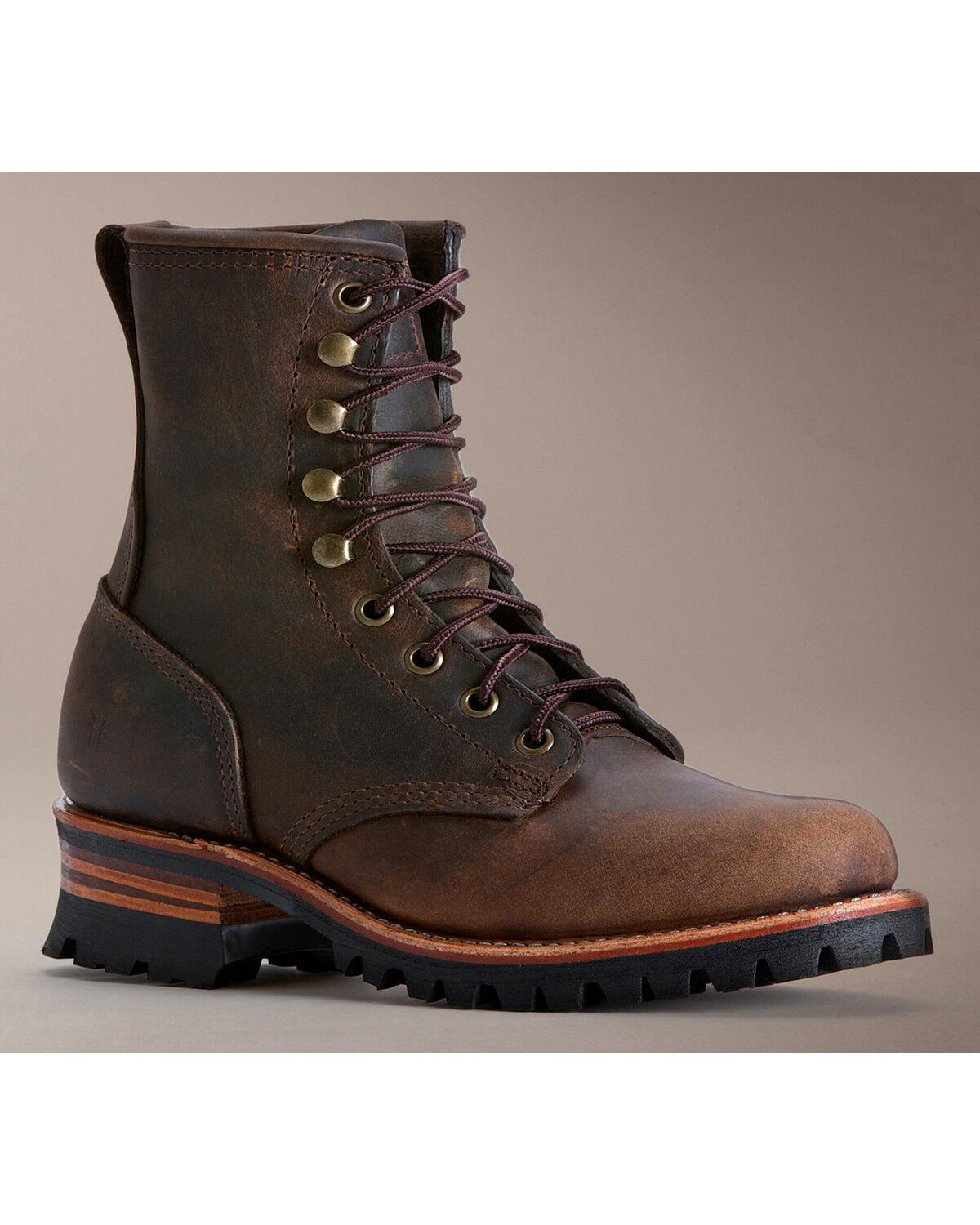 frye women's logger boots