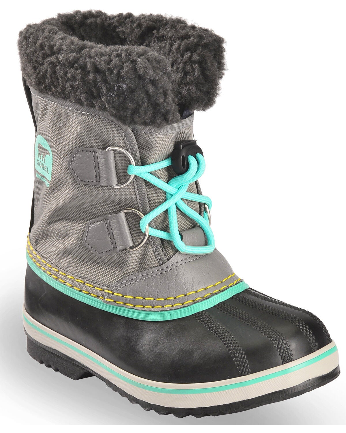 Sorel Boys' Lace-Up Outdoor Boots, Grey, hi-res