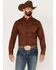 Image #1 - Cody James Tortuga Paisley Print Button Down Western Shirt - Big & Tall, Brown, hi-res