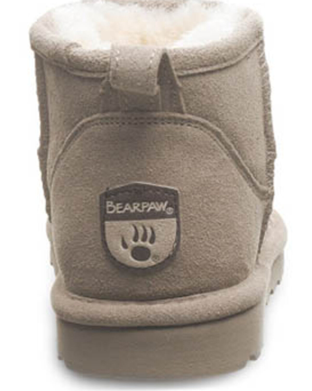 Image #4 - Bearpaw Women's Shorty Mushroom Casual Boots, Light Grey, hi-res