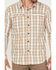 Image #3 - Columbia Men's Silver Ridge Balanced Plaid Long Sleeve Button-Down Western Shirt, Tan, hi-res