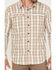 Image #3 - Columbia Men's Silver Ridge Balanced Plaid Long Sleeve Button-Down Western Shirt , Tan, hi-res