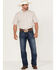 Resistol Men's Baldwin Plaid Short Sleeve Button-Down Western Shirt , White, hi-res