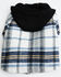 Image #3 - Urban Republic Boys' Plaid Print Shirt Jacket, Multi, hi-res