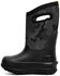 Image #3 - Bogs Boys' Neo Classic Camo Waterproof Boots - Round Toe, Black, hi-res