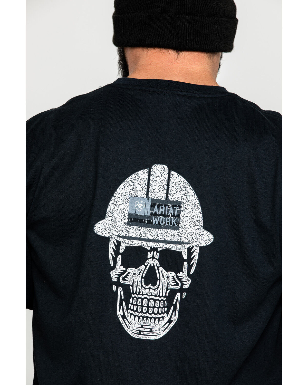 Image #5 - Ariat Men's FR Roughneck Back Skull Graphic Long Sleeve Work T-Shirt - Tall, , hi-res