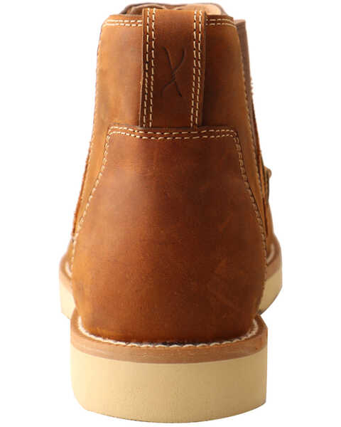 Image #4 - Twisted X Men's Chelsea Wedge Work Boots - Composite Toe, Brown, hi-res