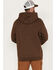 Image #4 - Hawx Men's Primo Logo Graphic Fleece Hooded Work Sweatshirt, Brown, hi-res