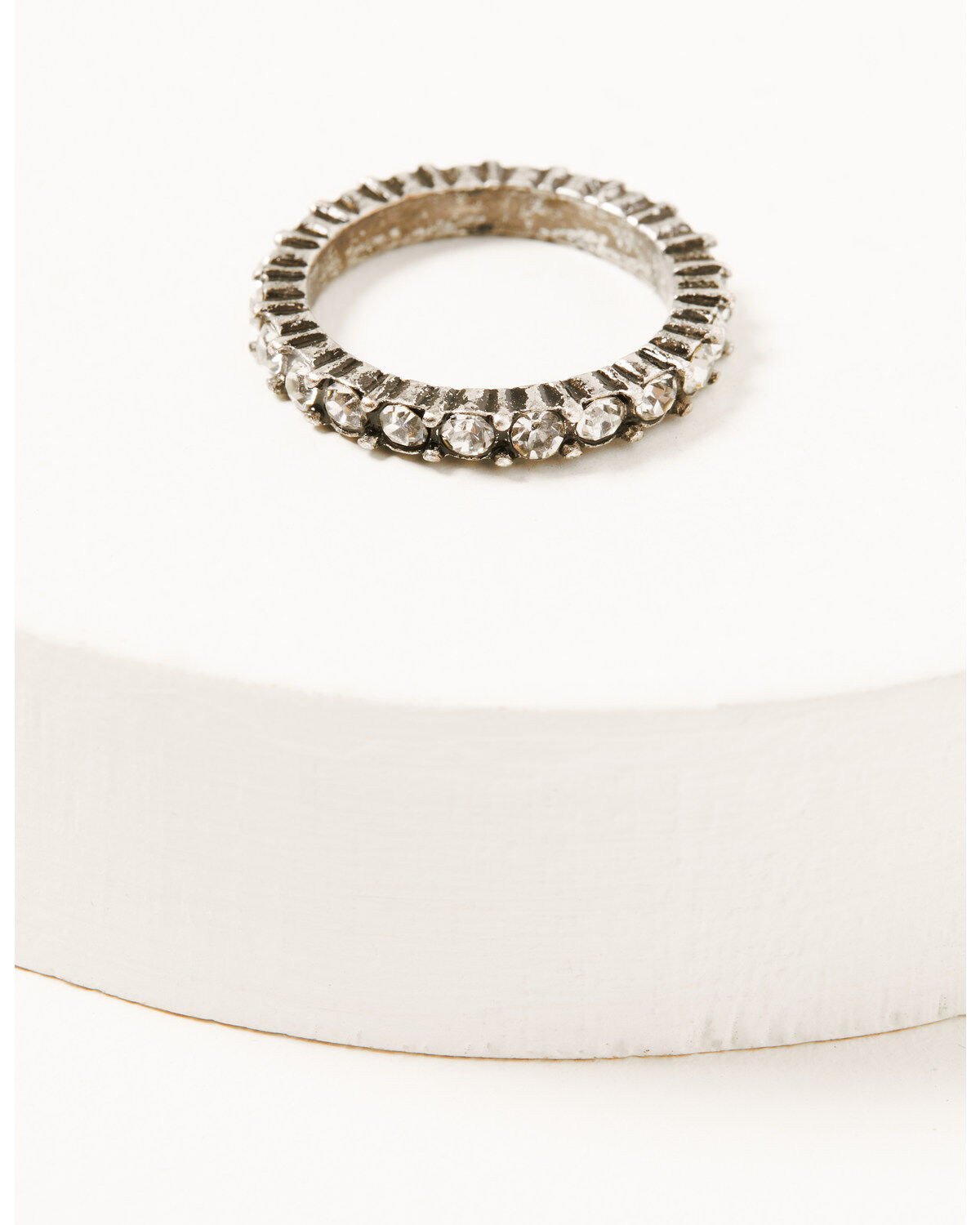 Image #5 - Shyanne Women's Silver Longhorn & Turquoise Abalone 5-piece Ring Set, Silver, hi-res