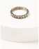 Image #5 - Shyanne Women's Silver Longhorn & Turquoise Abalone 5-piece Ring Set, Silver, hi-res