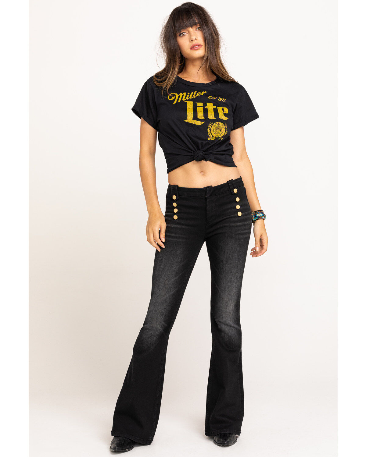 black bell bottom jeans near me