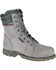 Image #2 - CAT Women's Echo Waterproof Steel Toe Work Boots, Grey, hi-res