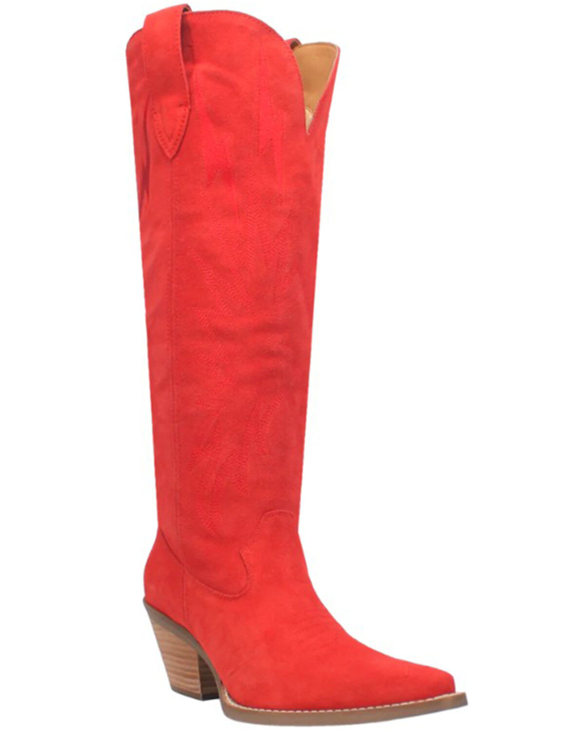 Product Name:  Corral Women's 15" Suede Embroidered Tall Western Boots - Medium Toe