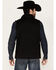 Image #4 - George Strait by Wrangler Men's Zip Logo Vest, Black, hi-res
