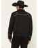Image #4 - Scully Men's Western Embroidered Snap Jacket, Dark Brown, hi-res