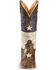 Image #4 - Roper Women's Distressed Texas Flag Cowgirl Boots - Square Toe, , hi-res