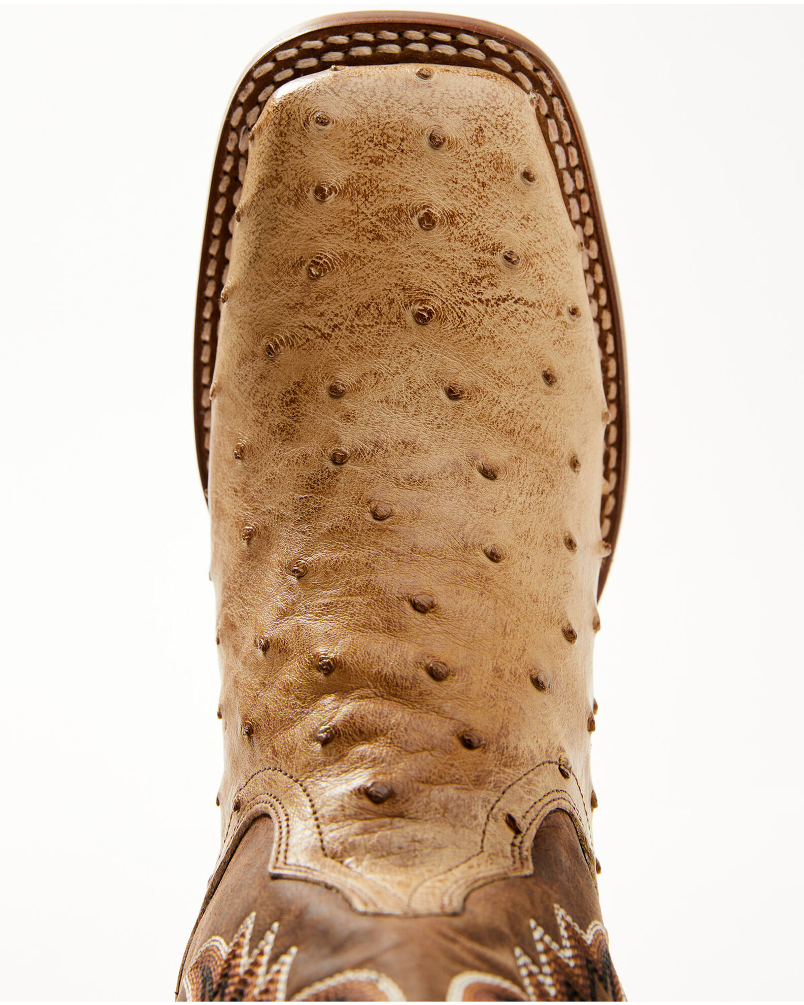 Dan Post Women's Exotic Full Quill Ostrich Western Boots - Broad Square