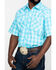 Image #4 - Wrangler 20X Men's Advanced Comfort Plaid Short Sleeve Western Shirt , , hi-res