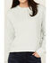 Image #3 - Carhartt Women's Loose Fit Midweight Henley Sweatshirt, Seafoam, hi-res