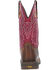 Image #5 - Rocky Women's Legacy 32 Western Boots - Broad Square Toe, Brown/pink, hi-res