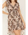 Image #3 - Shyanne Women's Printed Chiffon High-Low Dress, Brown, hi-res