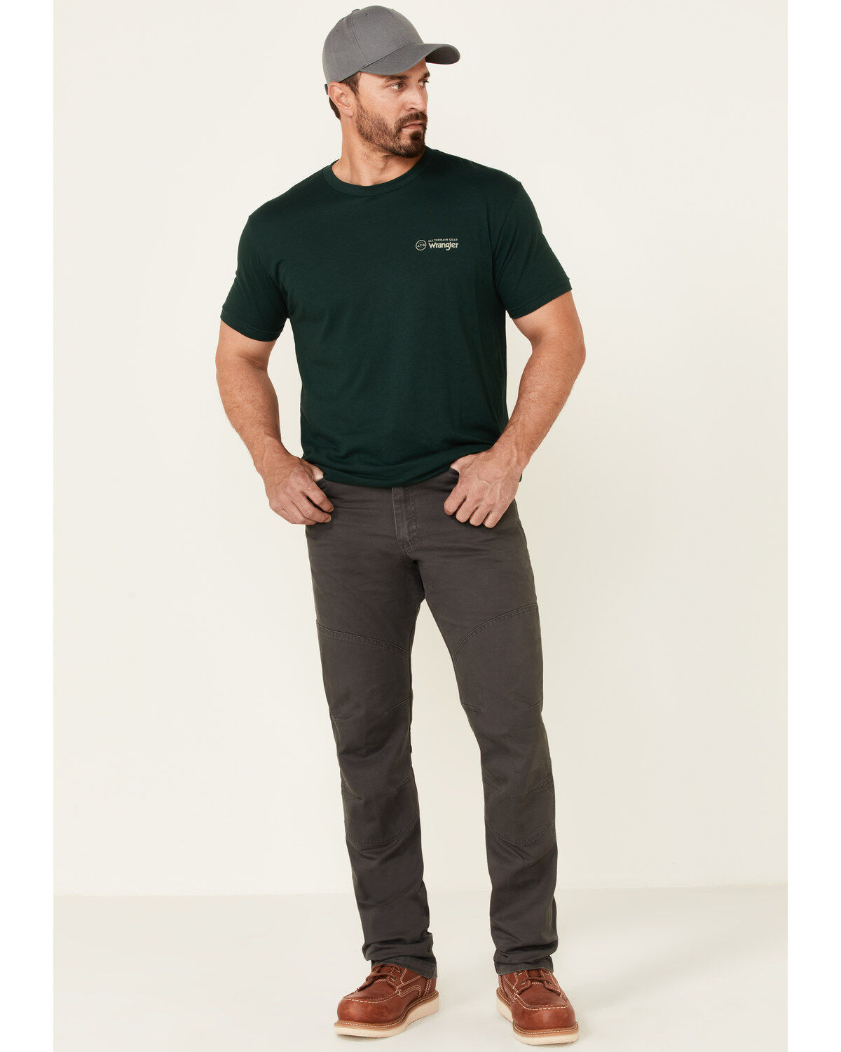 Image #1 - ATG by Wrangler Men's All-Terrain Reinforced Utility Pants, Grey, hi-res