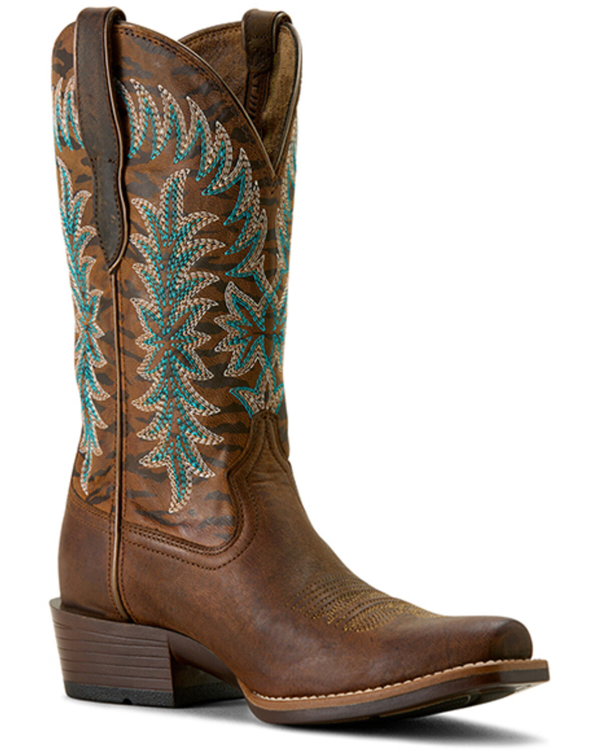 Image #1 - Ariat Women's Beaumont Performance Western Boots - Square Toe, Brown, hi-res
