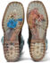 Tin Haul Women's Gitchu A Good One Western Boots - Broad Square Toe, Blue, hi-res