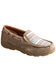 Twisted X Women's CellStretch Boat Shoes - Moc Toe, Tan, hi-res