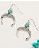Image #3 - Shyanne Women's Mystic Summer Turquoise Fringe Crescent Set, Silver, hi-res
