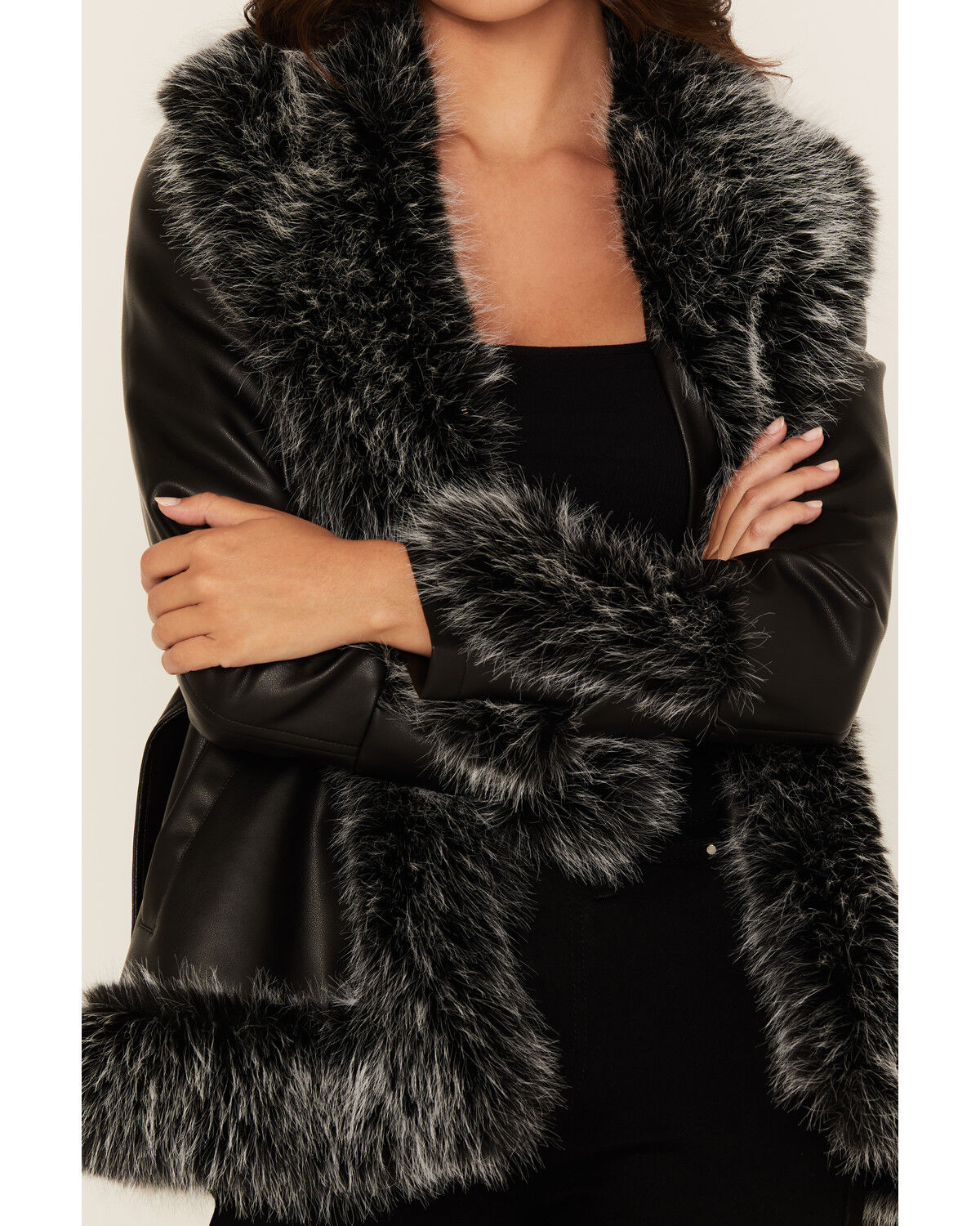 Azalea Wang Women's Kenzy Faux Fur Belted Coat | Boot Barn