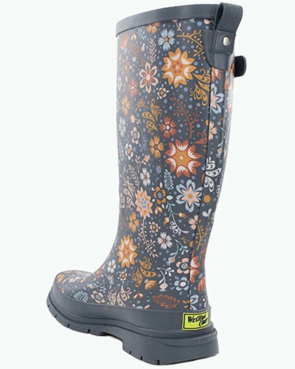 Image #5 - Western Chief Women's Garden Play Tall Rain Boots, Navy, hi-res