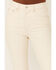 Image #2 - Daze Women's Shy Girl High Rise Ivory Crop Flare Jeans, Natural, hi-res