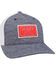 HOOey Men's Doc Logo Patch Soft Mesh Flex Fit Ball Cap , Blue, hi-res