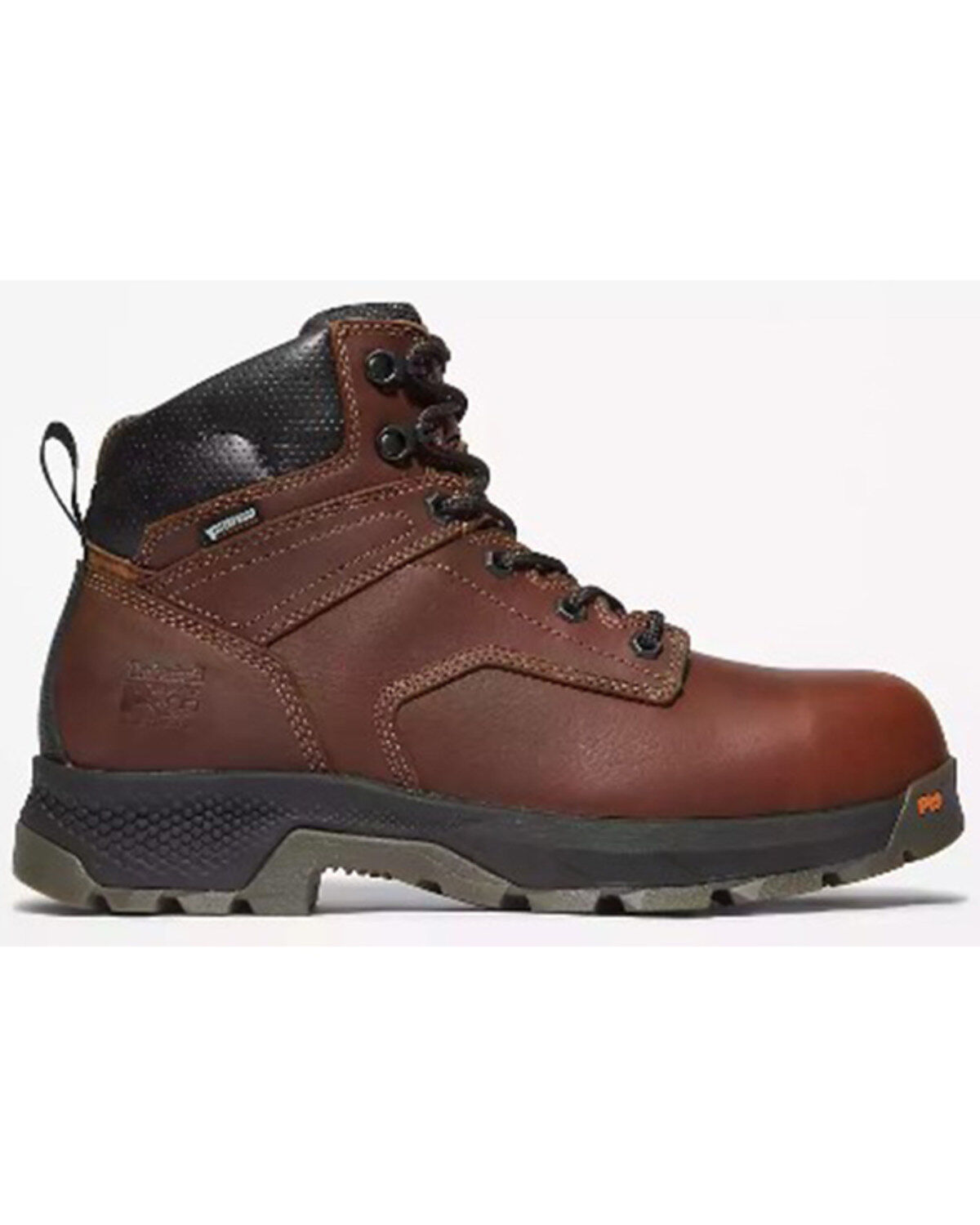 Image #2 - Timberland PRO Men's 6" TiTAN EV Waterproof Work Boots - Composite Toe, Brown, hi-res