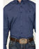 Image #3 - George Strait by Wrangler Men's Geo Print Long Sleeve Button-Down Western Shirt - Big, Dark Blue, hi-res